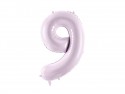 Ballon mylar Chiffre ''9''- 72cm - mauve