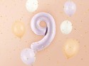 Ballon mylar Chiffre ''9''- 72cm - mauve