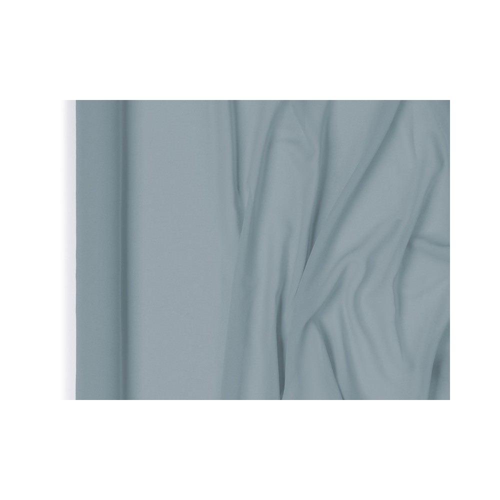 Chemin de table en chiffon - bleu brumeux - 0,48 x 5 m