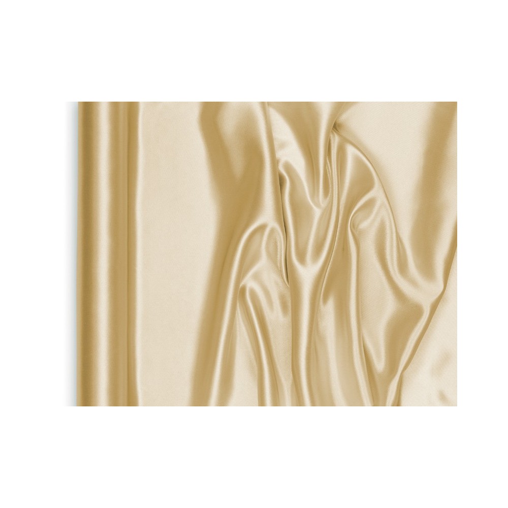 Rubans tissu lisse - or - 0,48 x 9m