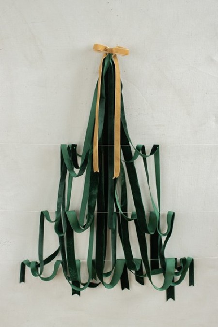 Ruban velours - vert...