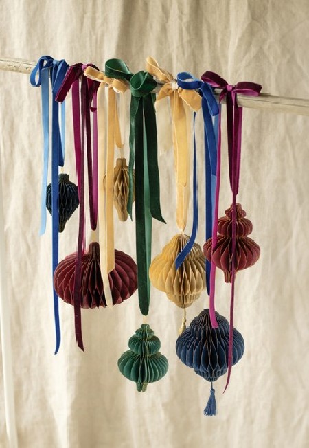 Ruban velours - bleu marine...