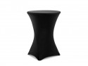 Housse de table cocktail - 80x110 cm - noir