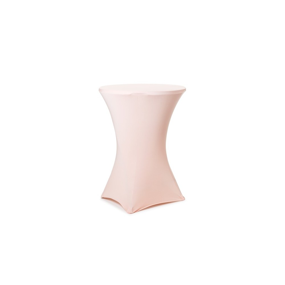 Housse de table cocktail - 80x110 cm - vieux rose