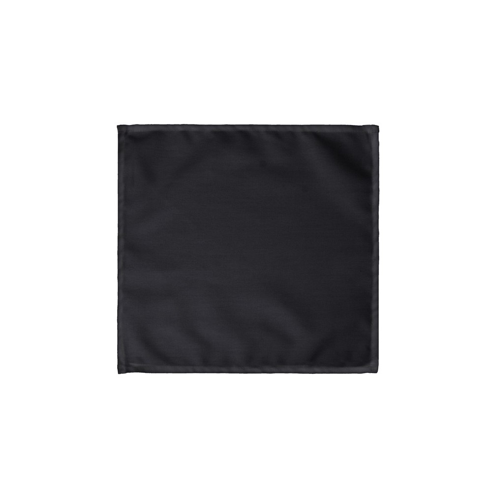 25 Serviettes de table en tissu - noir