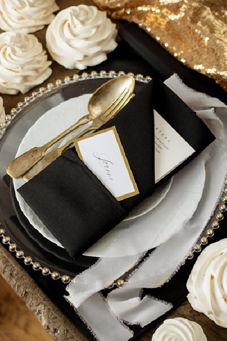 25 Serviettes de table en...