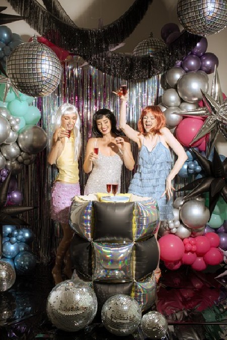 4 Rideau de ballons de...