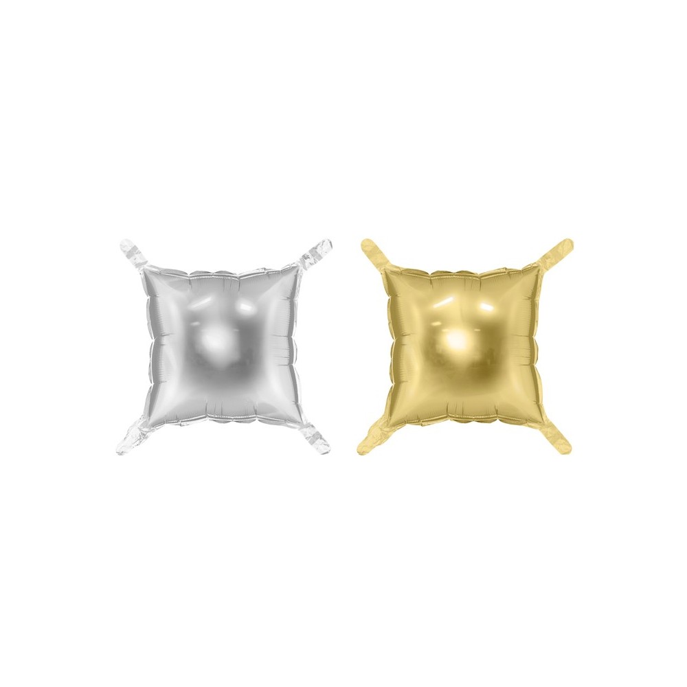 4 Rideau de ballons mylar double face - or / argent