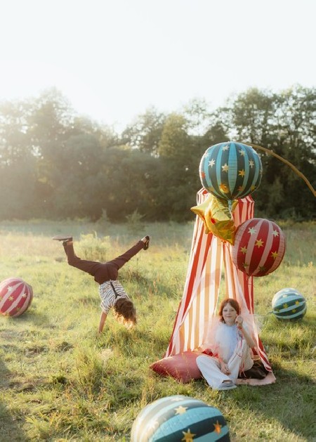 Ballon mylar boule étoiles...