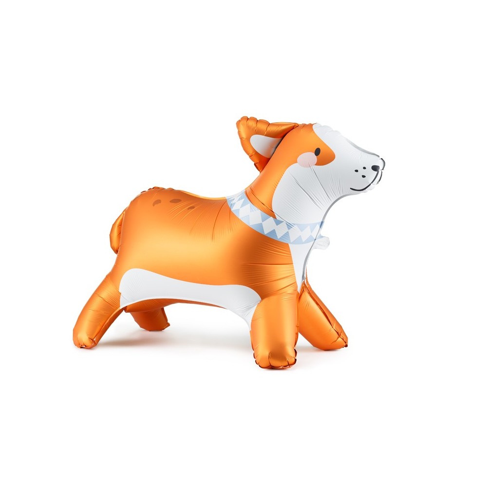 Ballon en mylar Corgi Debout