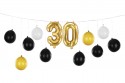 Guirlande de ballons 3en1 - 30e anniversaire