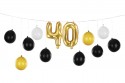 Guirlande de ballons 3en1 - 40e anniversaire