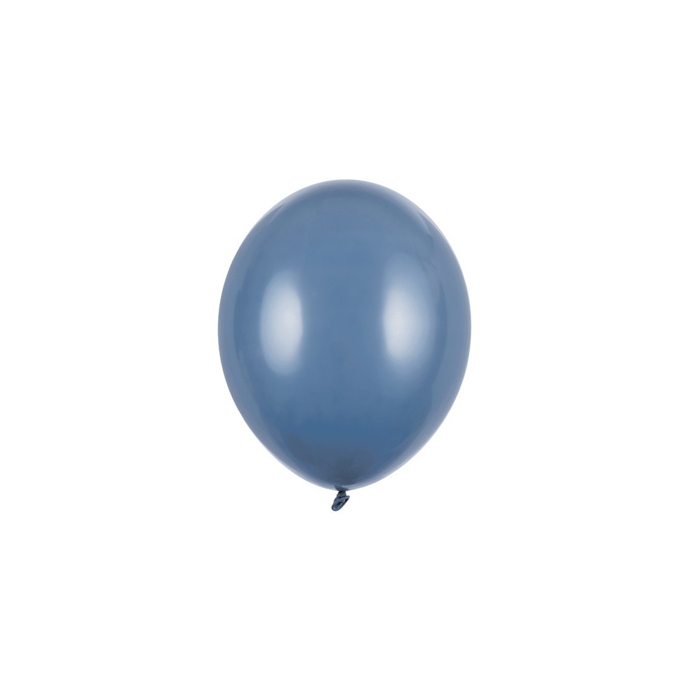 100 Ballons Strong 30 cm - bleu marine pastel