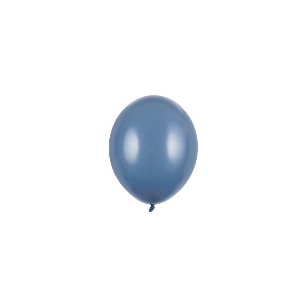 100 Ballons Strong 12 cm - bleu marine pastel