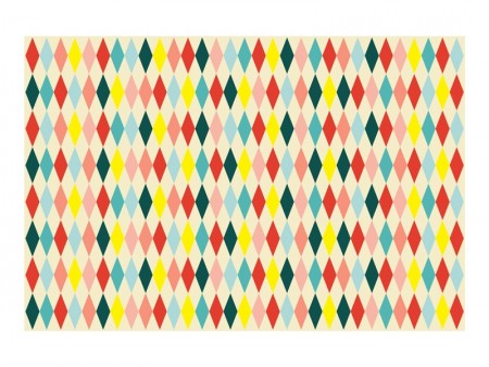 Nappe en papier Losanges