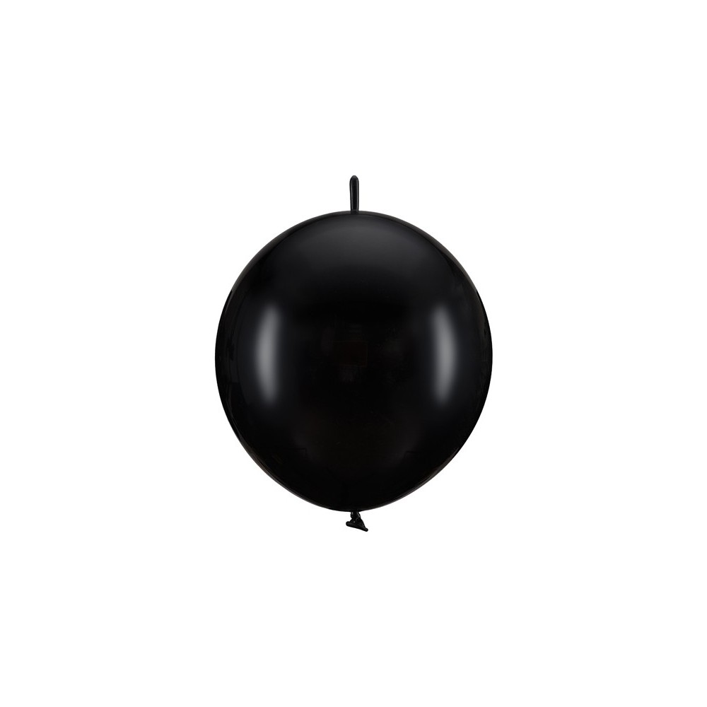 20 Ballons de liaison - 28cm - Noir pastel
