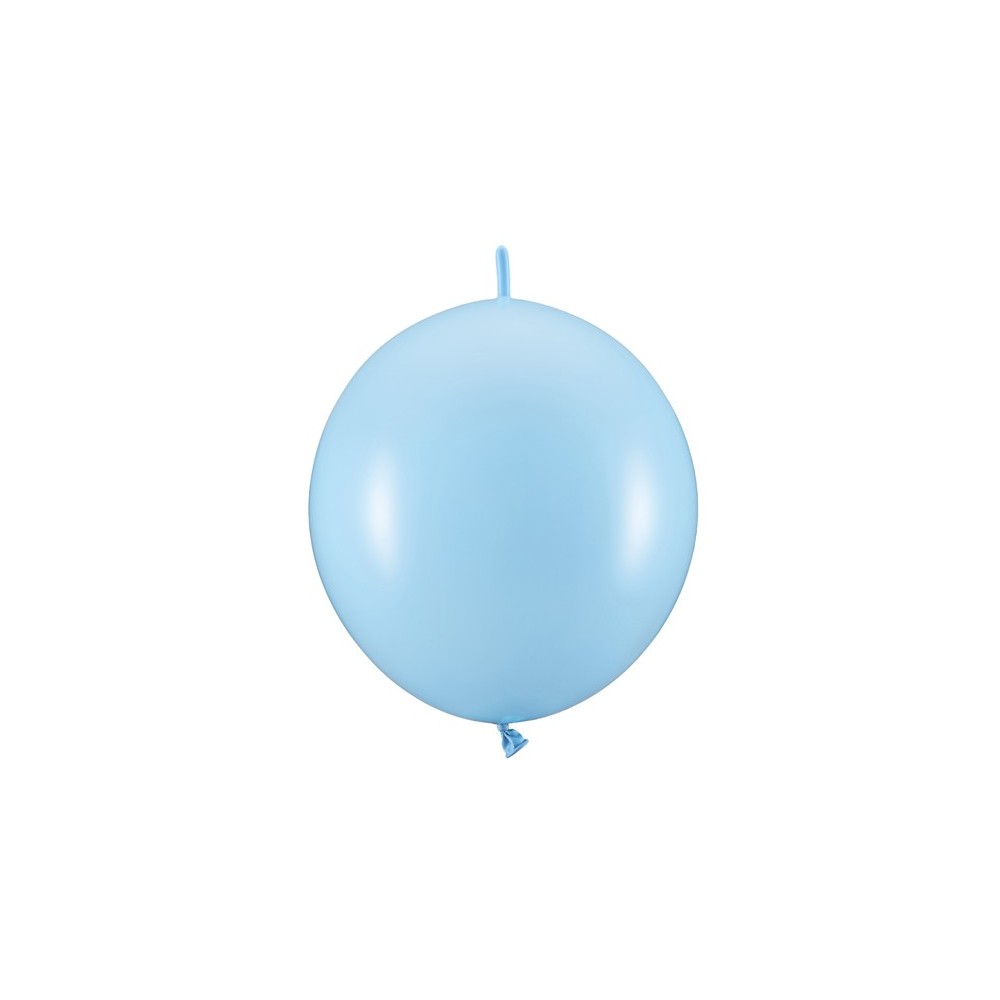 20 Ballons de liaison - 28cm - bleu pastel