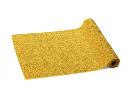 Chemin de table métallisé- or