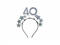 Bandeau avec étoiles 40- argent