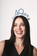 Bandeau avec étoiles 40- argent