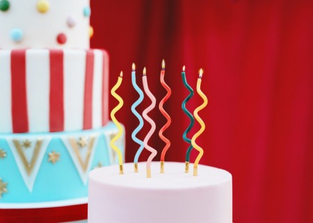 12 Bougies torsadées...