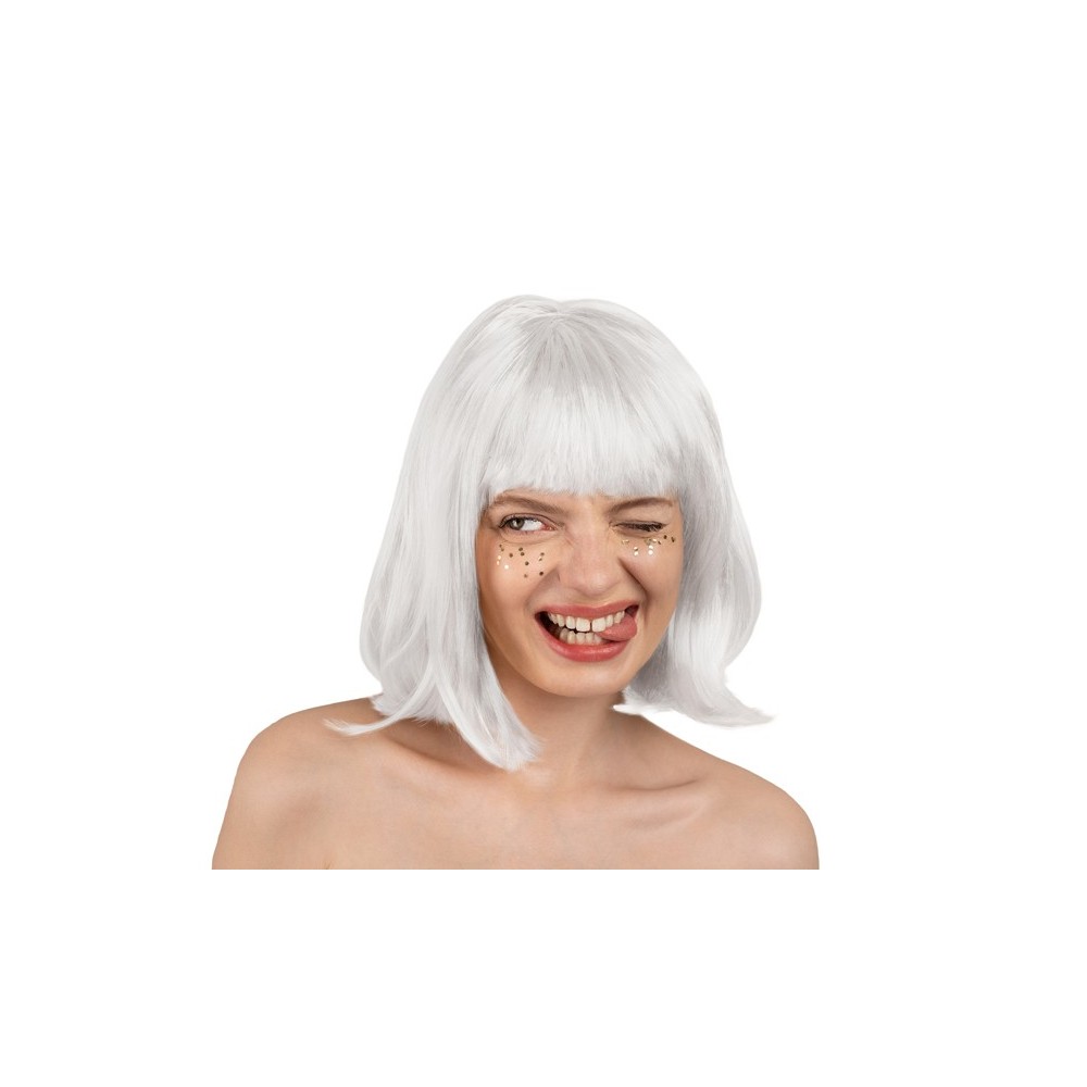 Perruque Cléopâtre - blanche