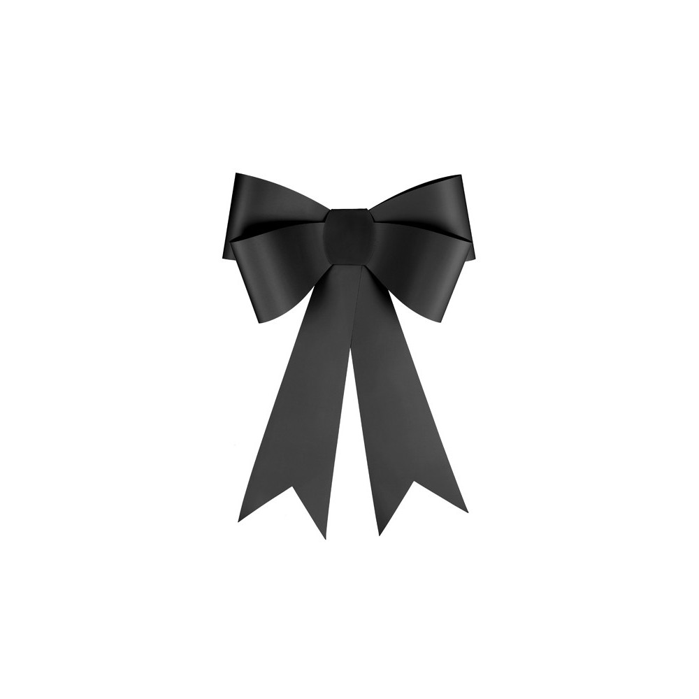 nœud décoratif DIY - noir