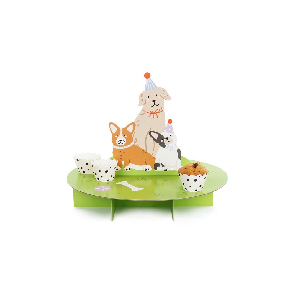 Piedestal à gâteaux Chiens