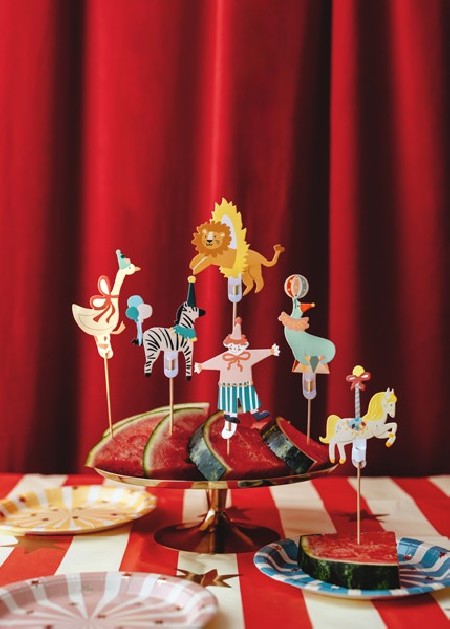 6 Cake topper Cirque