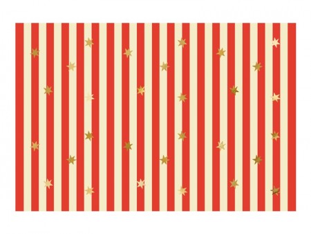 Nappe en papier Rayures et...