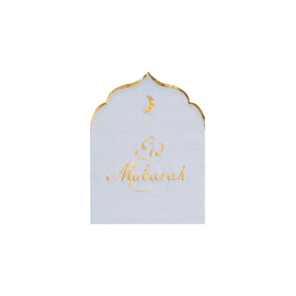 12 Serviettes Eid Mubarak