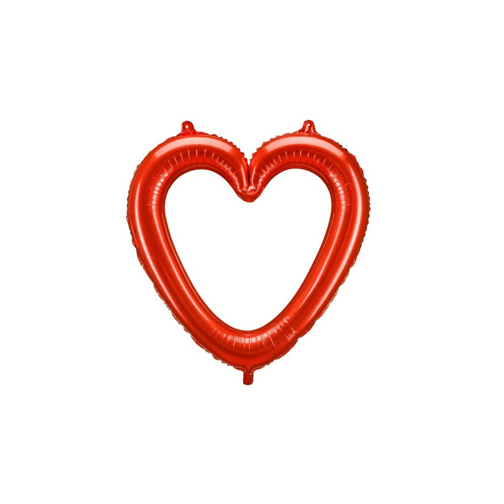 Ballon mylar - coeur - rouge