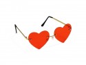 Lunettes - coeur - rouge