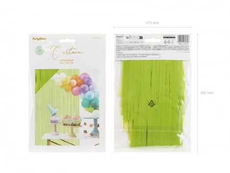 Rideau de fête - vert clair