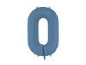 Ballon mylar Chiffre '0'- 86cm - marine
