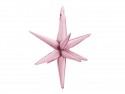 Ballon mylar 3D Etoile - 70cm - rose clair