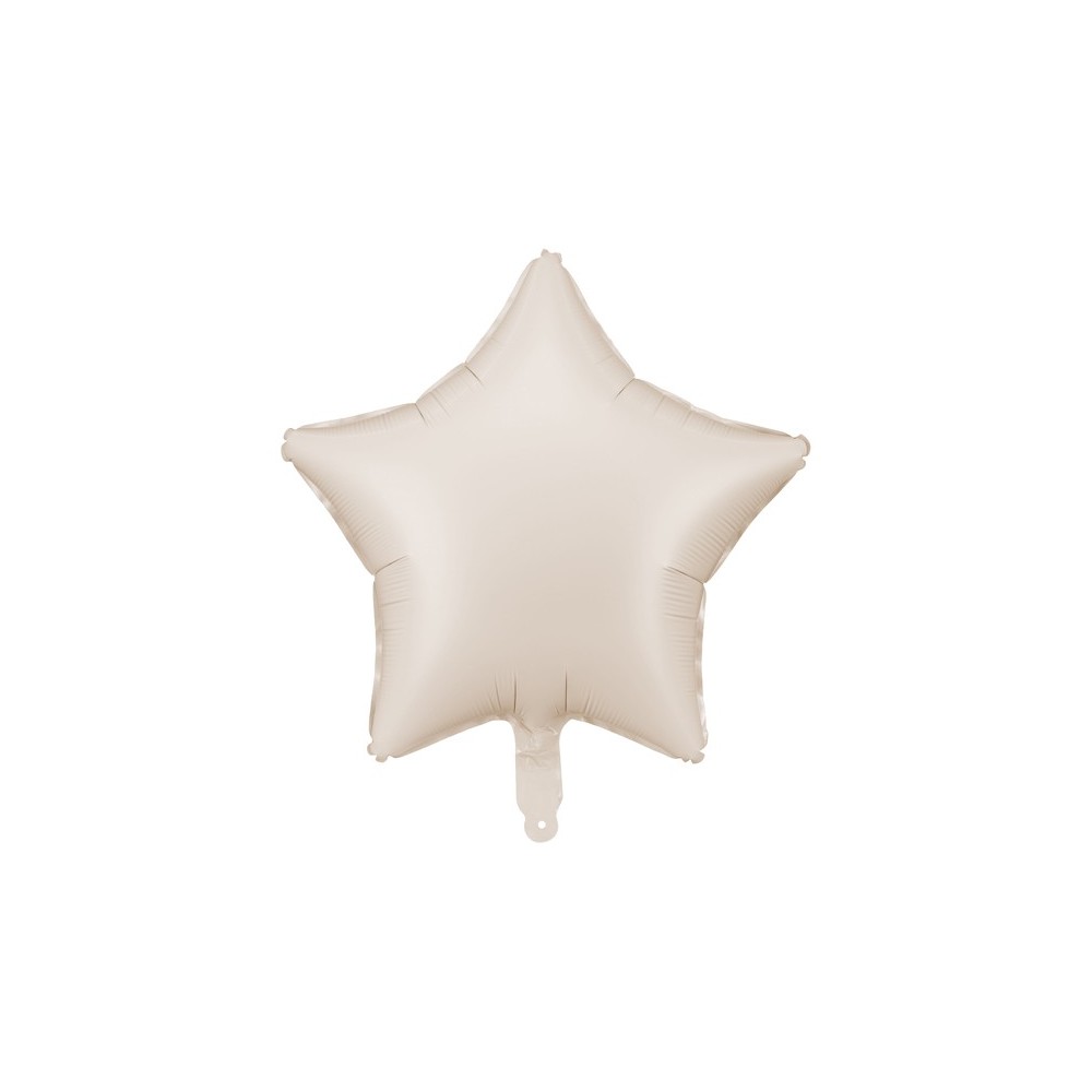 Ballon mylar Etoile - 48cm - beige clair
