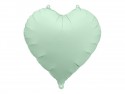 Ballon mylar coeur - 45cm - vert