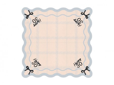 12 Serviettes Happy 30