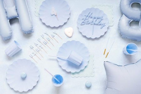 12 Serviettes ruban nœuds -...