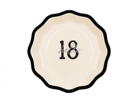 6 Assiettes en papier...