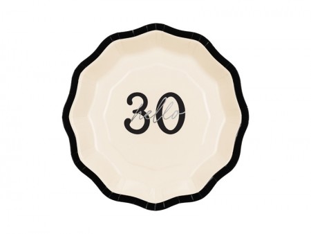 6 Assiettes en papier...