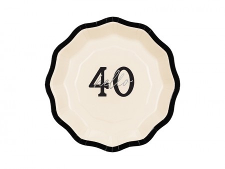 6 Assiettes en papier...