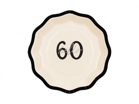 6 Assiettes en papier...