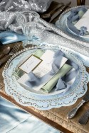 6 Set de table Ornement - bleu clair