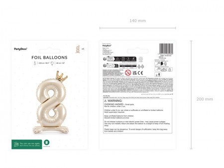 Ballon mylar debout chiffre...