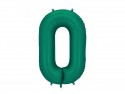 Ballon mylar Chiffre ''0''- 86cm - Vert bouteille