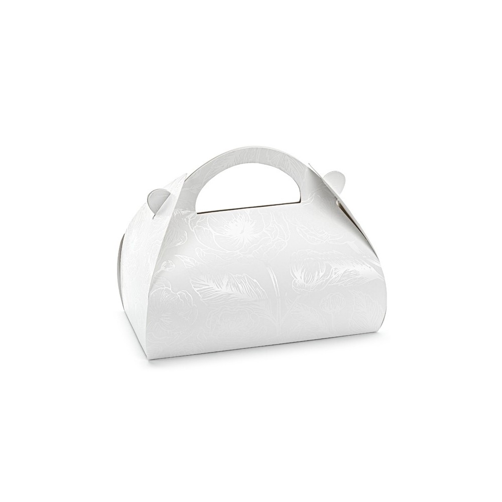 10 Boîtes à gâteau décoratives - blanc