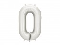 Ballon mylar Chiffre ''0''- 86cm - argent