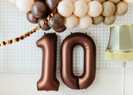 Ballon mylar Chiffre '0'-...